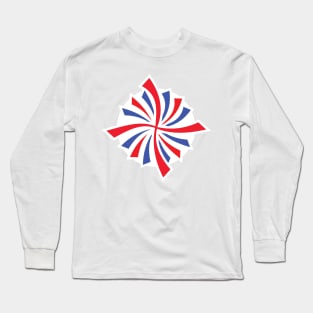 Uk flag super spiral Long Sleeve T-Shirt